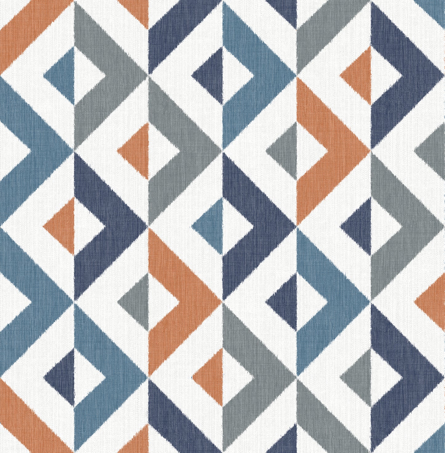 A-Street Prints Seesaw Multicolor Geometric Faux Linen Wallpaper, 20.5-in by 33-ft