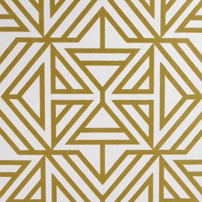 A-Street Prints Helios Mustard Geometric Wallpaper, 20.5-in by 33-ft