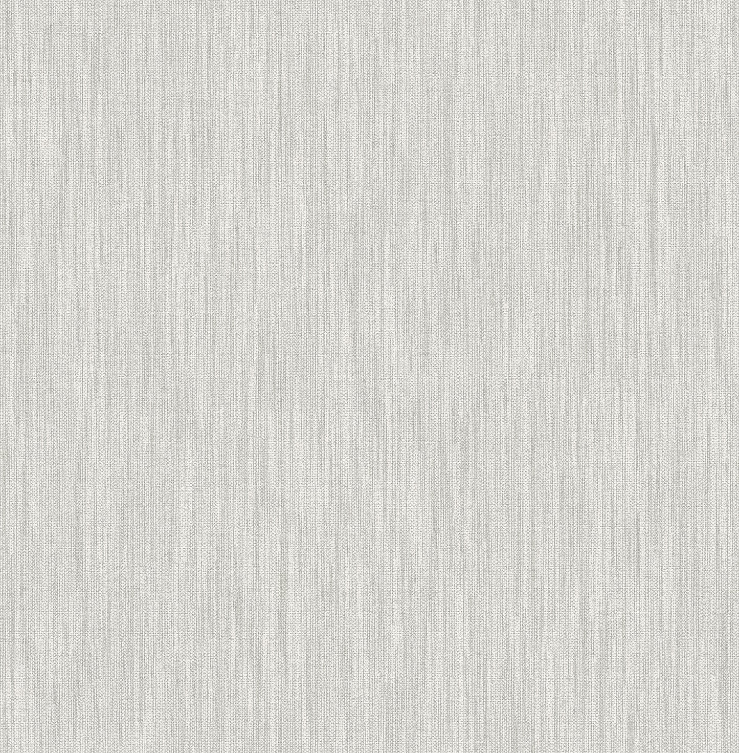 A-Street Prints Chenille Light Grey Faux Linen Wallpaper, 20.5-in by 33-ft