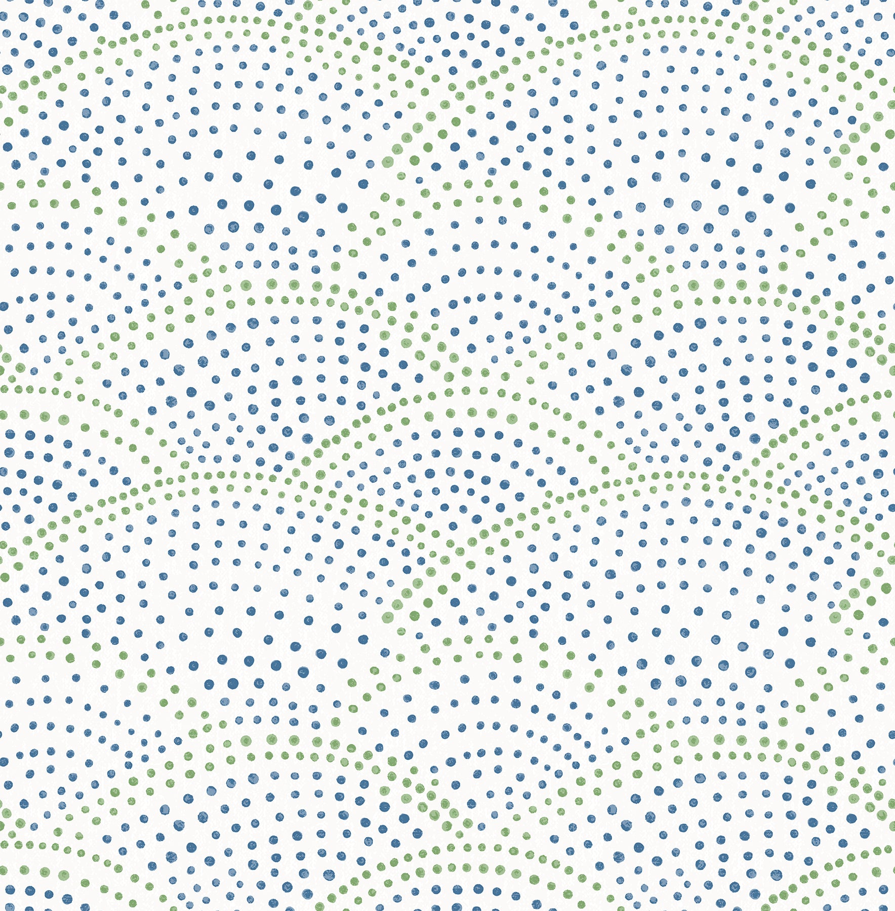 A-Street Prints Bennett Blue Dotted Scallop Wallpaper, 20.5-in by 33-ft