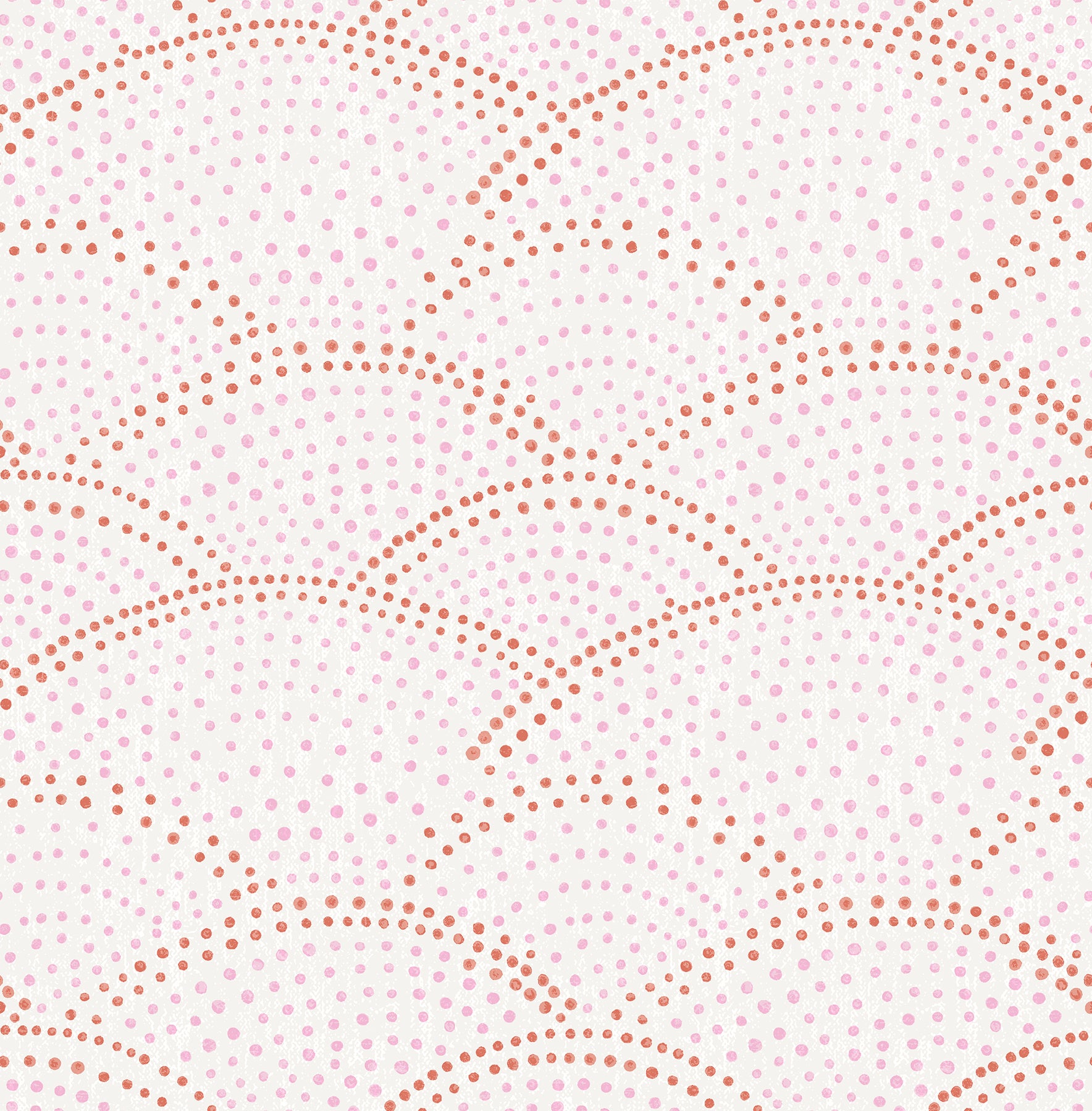 A-Street Prints Bennett Pink Dotted Scallop Wallpaper, 20.5-in by 33-ft