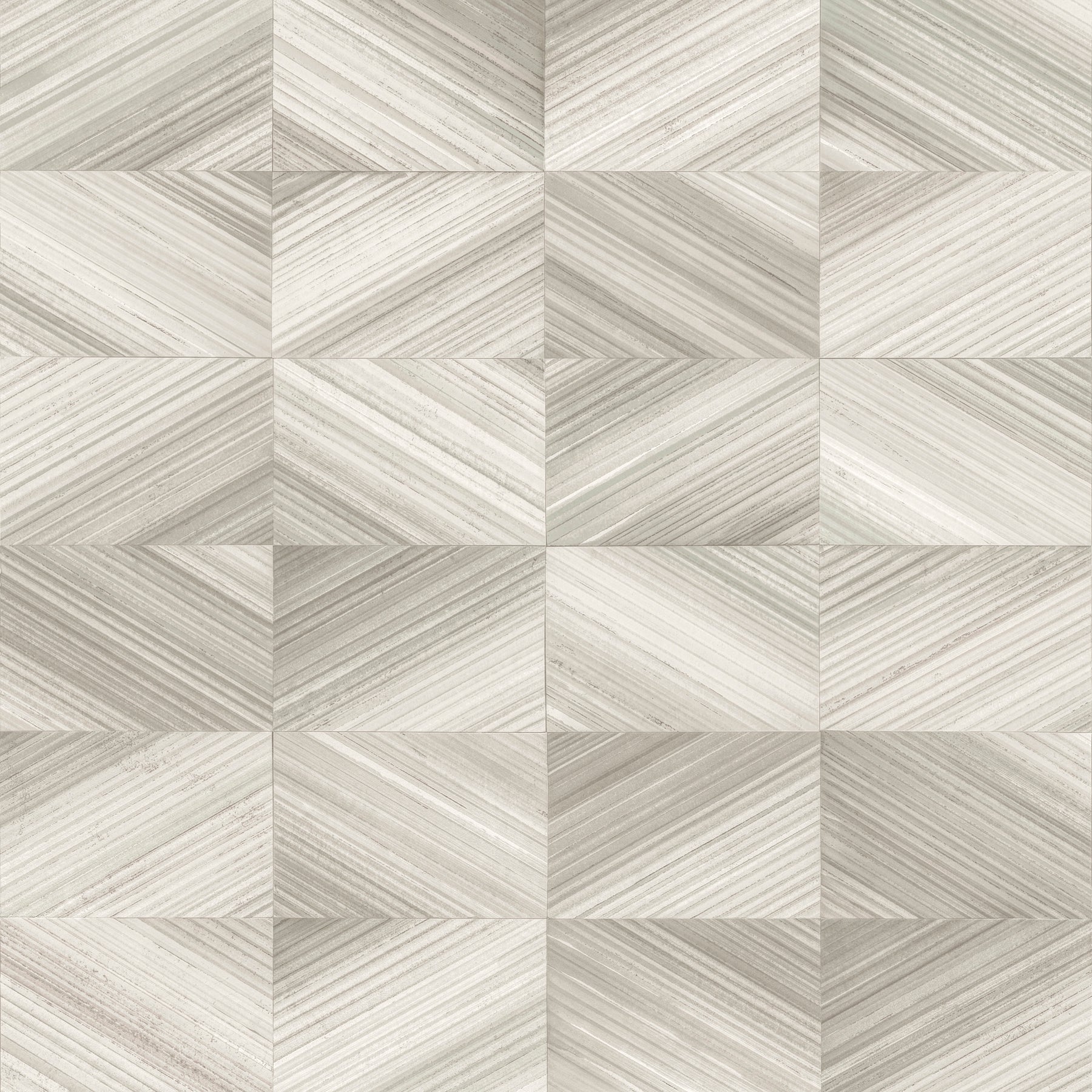 Brewster Stratum Taupe Geometric Faux Wood Wallpaper, 20.5-in by 33-ft