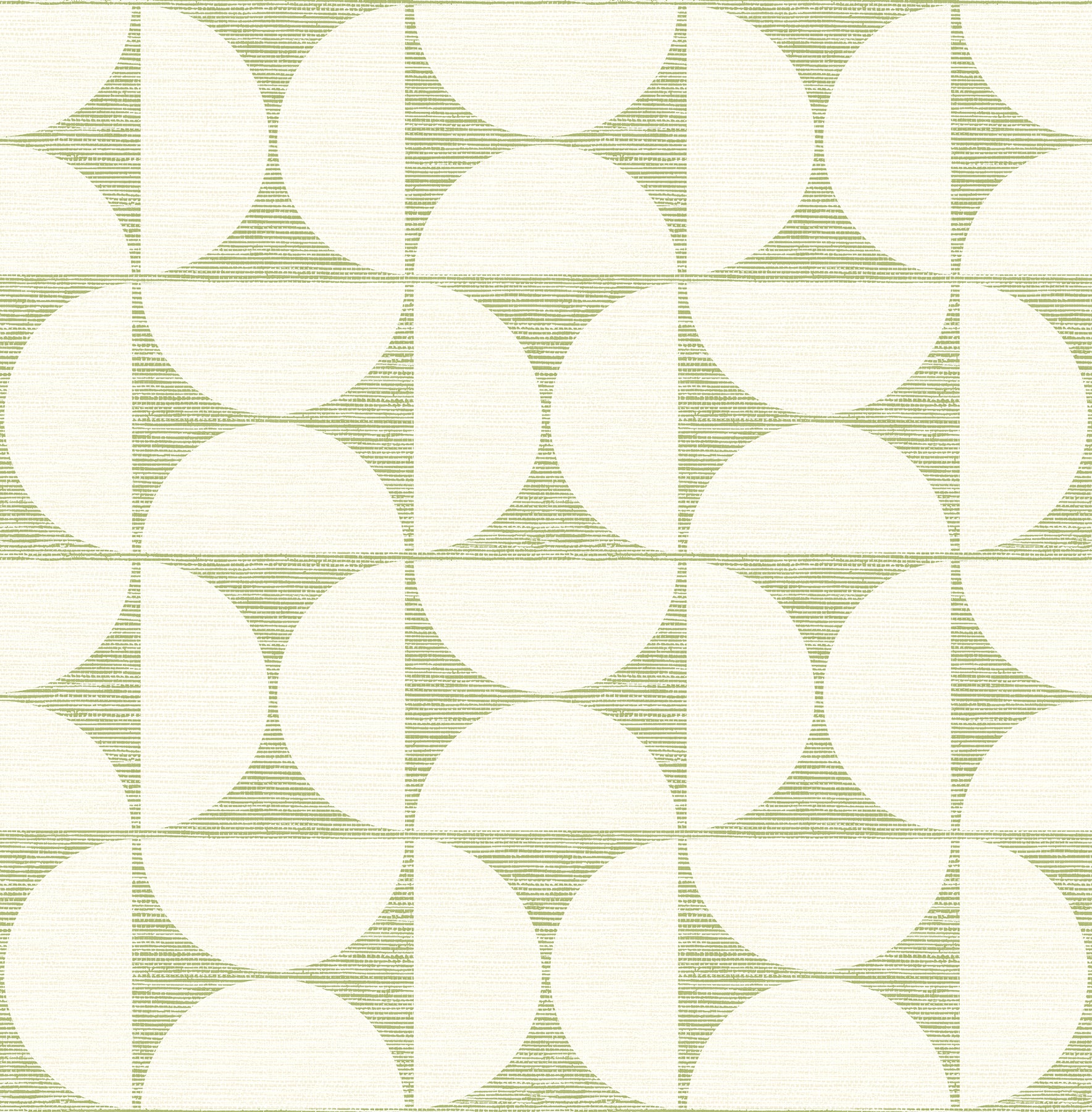 Brewster Deedee Green Geometric Faux Grasscloth Wallpaper, 20.5-in by 33-ft