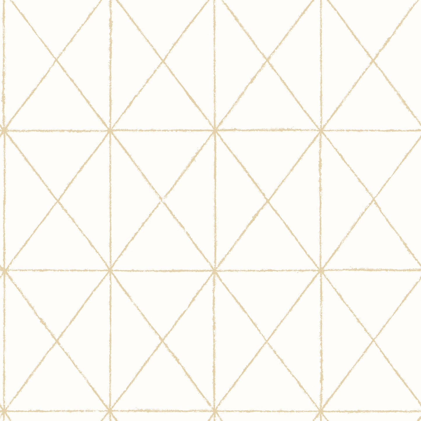 Brewster Intersection Gold Diamond Wallpaper, 20.5-in by 33-ft