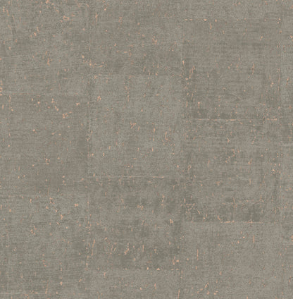 A-Street Prints Millau Taupe Faux Concrete Wallpaper, 20.5-in by 33-ft