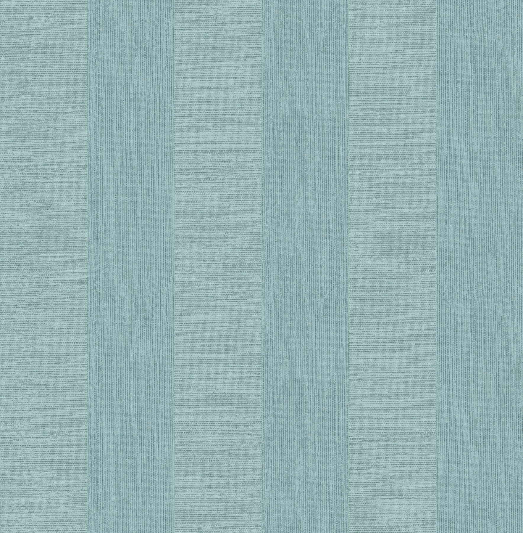 A-Street Prints Intrepid Aqua Faux Grasscloth Stripe Wallpaper, 20.5-in by 33-ft