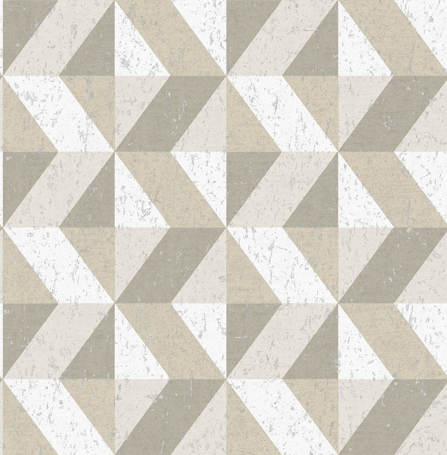 A-Street Prints Cerium Neutral Concrete Geometric Wallpaper, 20.5-in by 33-ft