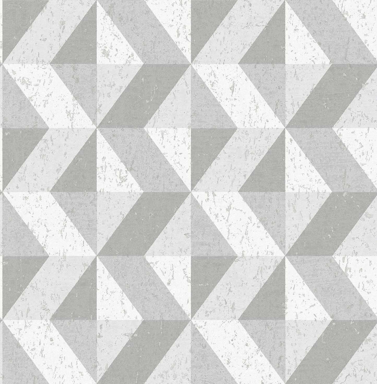 A-Street Prints Cerium Grey Concrete Geometric Wallpaper, 20.5-in by 33-ft