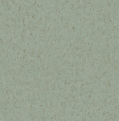 A-Street Prints Guri Green Faux Concrete Wallpaper, 20.5-in by 33-ft