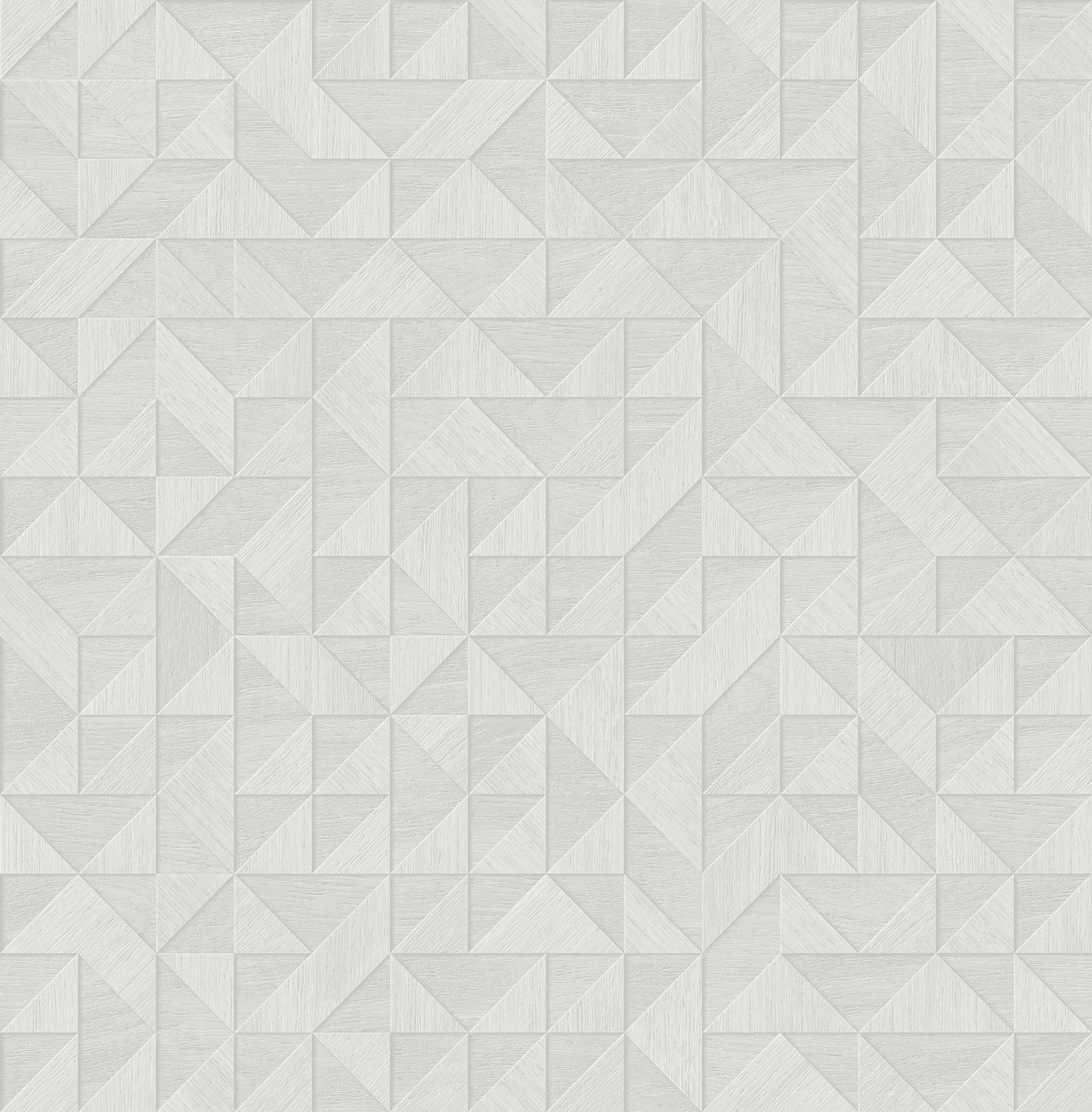 A-Street Prints Gallerie Light Grey Geometric Wood Wallpaper, 20.5-in by 33-ft