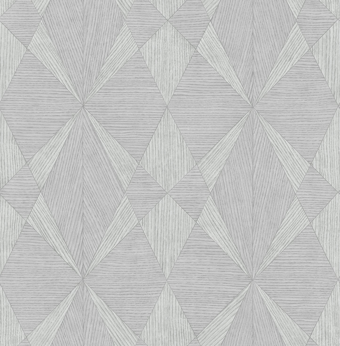 A-Street Prints Intrinsic Silver Geometric Wood Wallpaper, 20.5-in by 33-ft