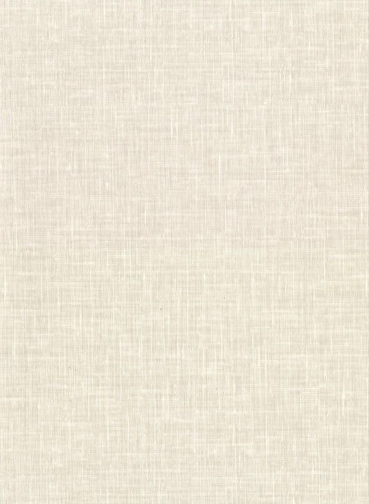 Warner Upton Eggshell Faux Linen Wallpaper, 27-in by 27-ft