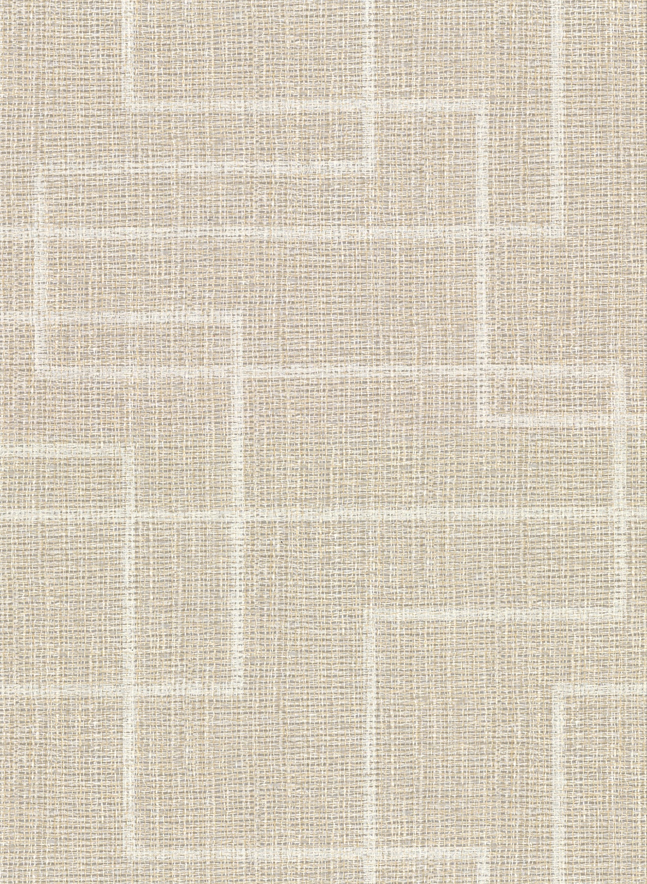 Warner Clarendon Wheat Geometric Faux Grasscloth Wallpaper, 27-in by 27-ft