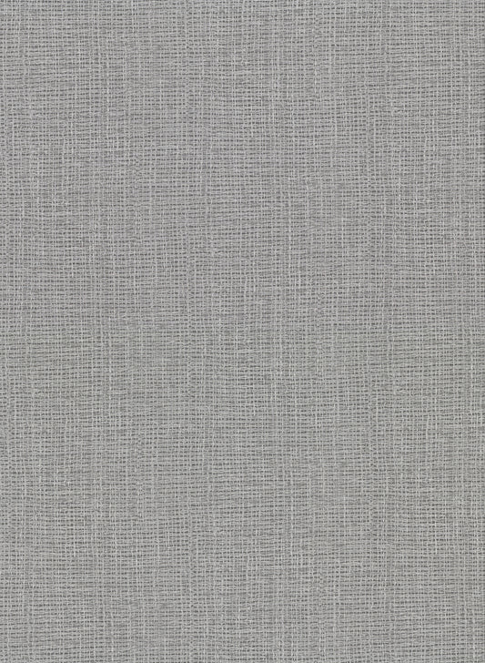 Warner Claremont Silver Faux Grasscloth Wallpaper, 27-in by 27-ft