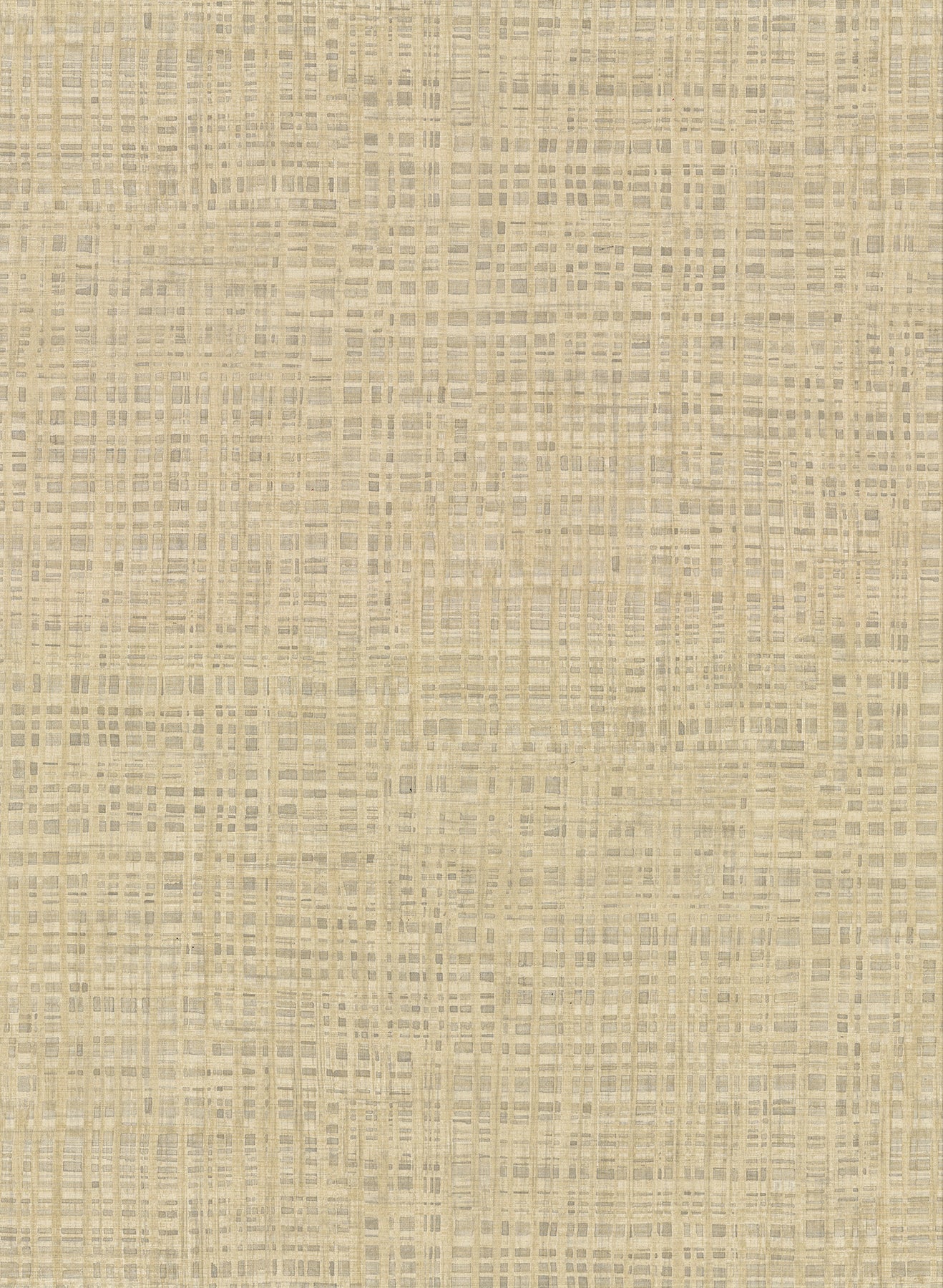 Warner Montgomery Khaki Faux Grasscloth Wallpaper, 27-in by 27-ft