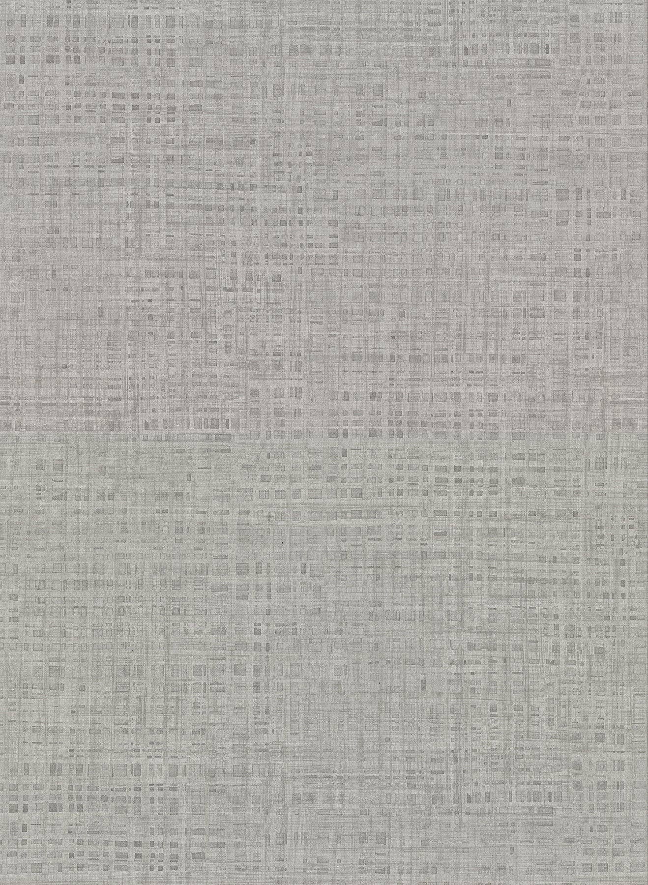 Warner Montgomery Pewter Faux Grasscloth Wallpaper, 27-in by 27-ft