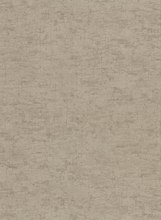 Warner Pembroke Brown Faux Plaster Wallpaper, 27-in by 27-ft