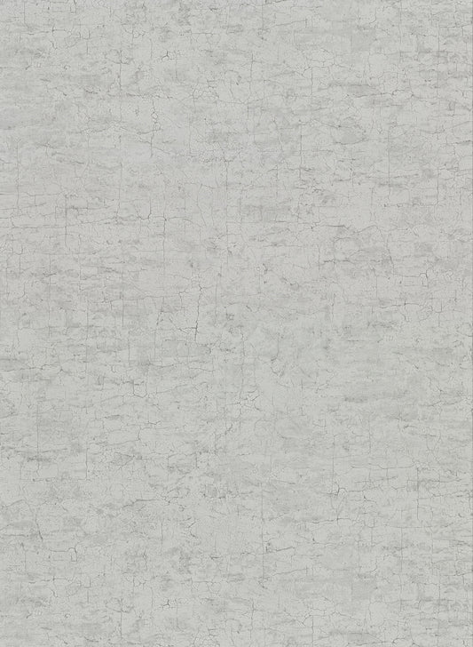 Warner Pembroke Grey Faux Plaster Wallpaper, 27-in by 27-ft