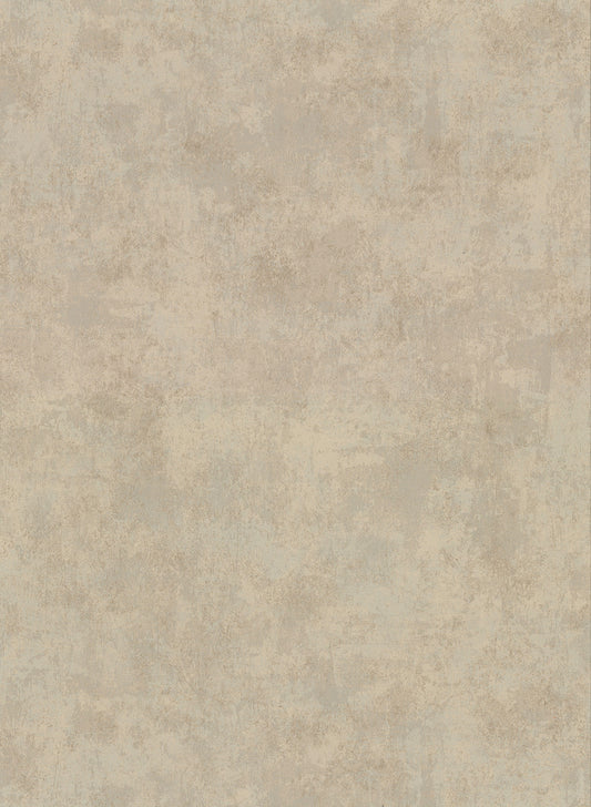 Warner Hereford Brass Faux Plaster Wallpaper, 27-in by 27-ft