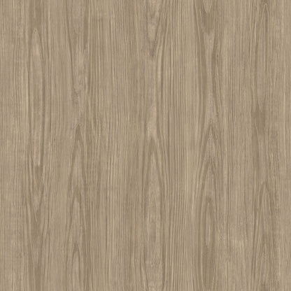 A-Street Prints Tanice Light Brown Faux Wood Texture Wallpaper, 27-in by 27-ft