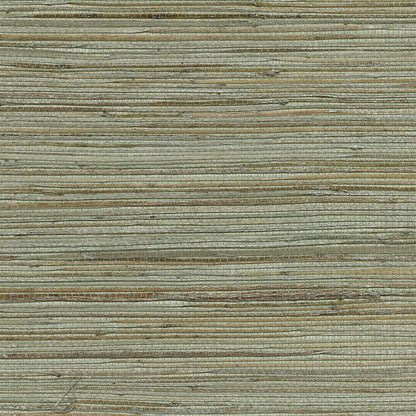 A-Street Prints Shandong Sea Green Green Grasscloth Wallpaper, 36-in by 24-ft