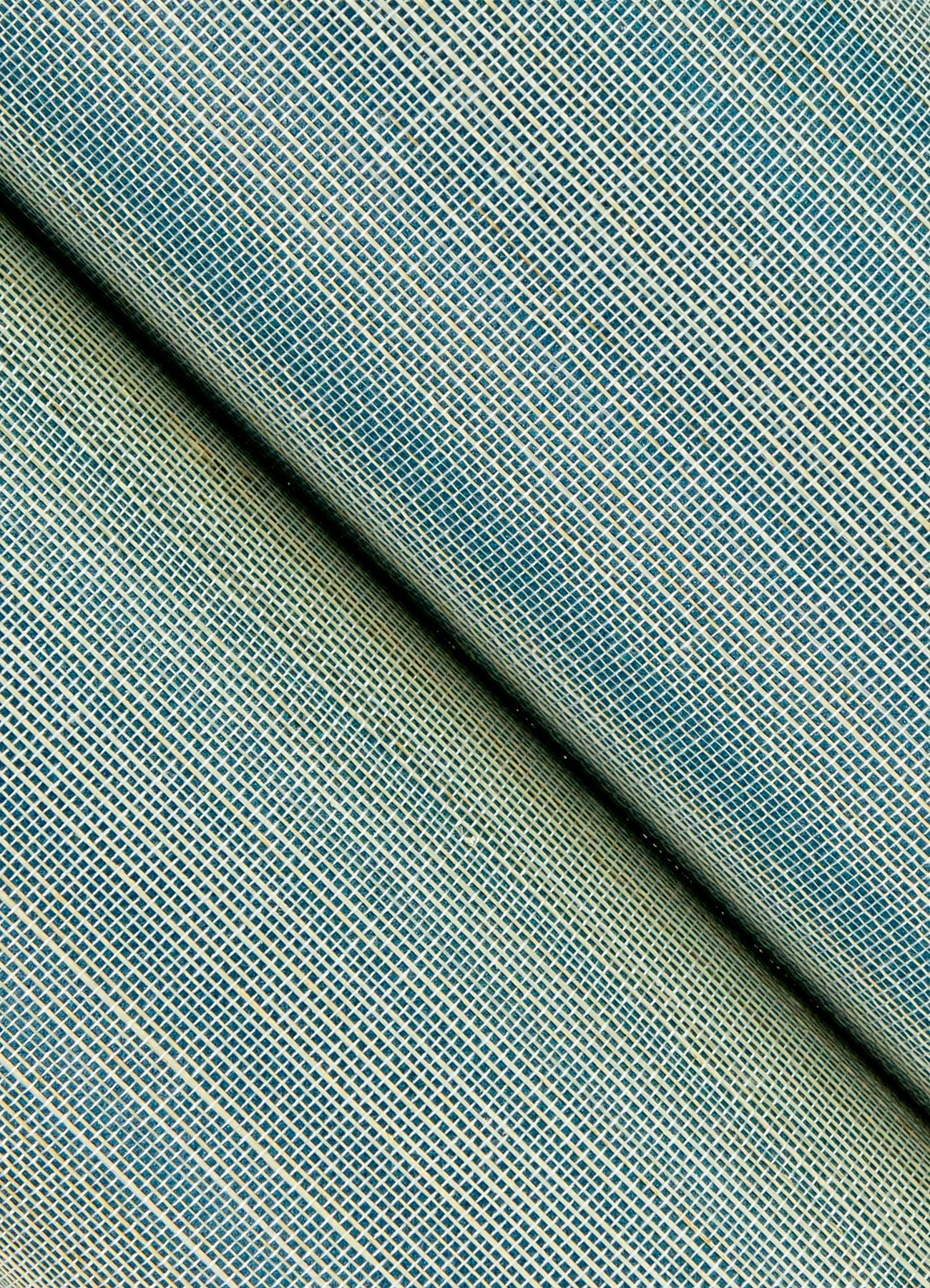 A-Street Prints Mai Turquoise Grasscloth Wallpaper, 36-in by 24-ft