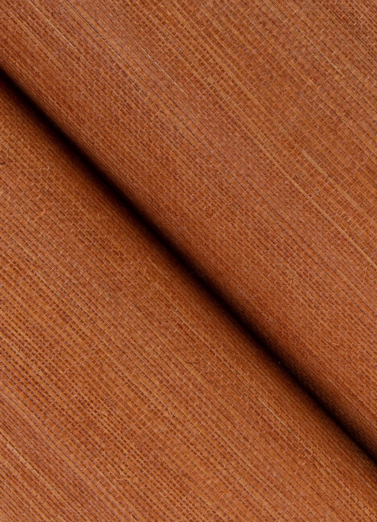 A-Street Prints Yunri Burnt Sienna Sisal Grasscloth Wallpaper, 36-in by 24-ft