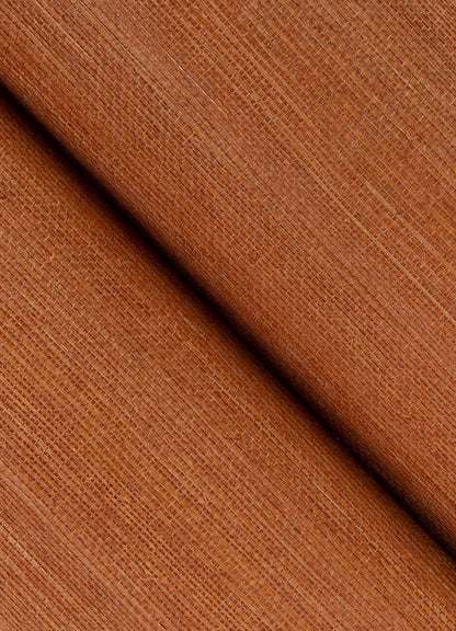 A-Street Prints Yunri Burnt Sienna Sisal Grasscloth Wallpaper, 36-in by 24-ft