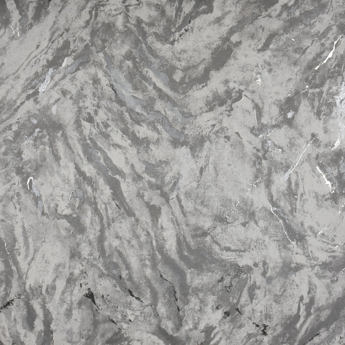 Brewster Titania Pewter Marble Texture Wallpaper, 27.5-in by 33-ft