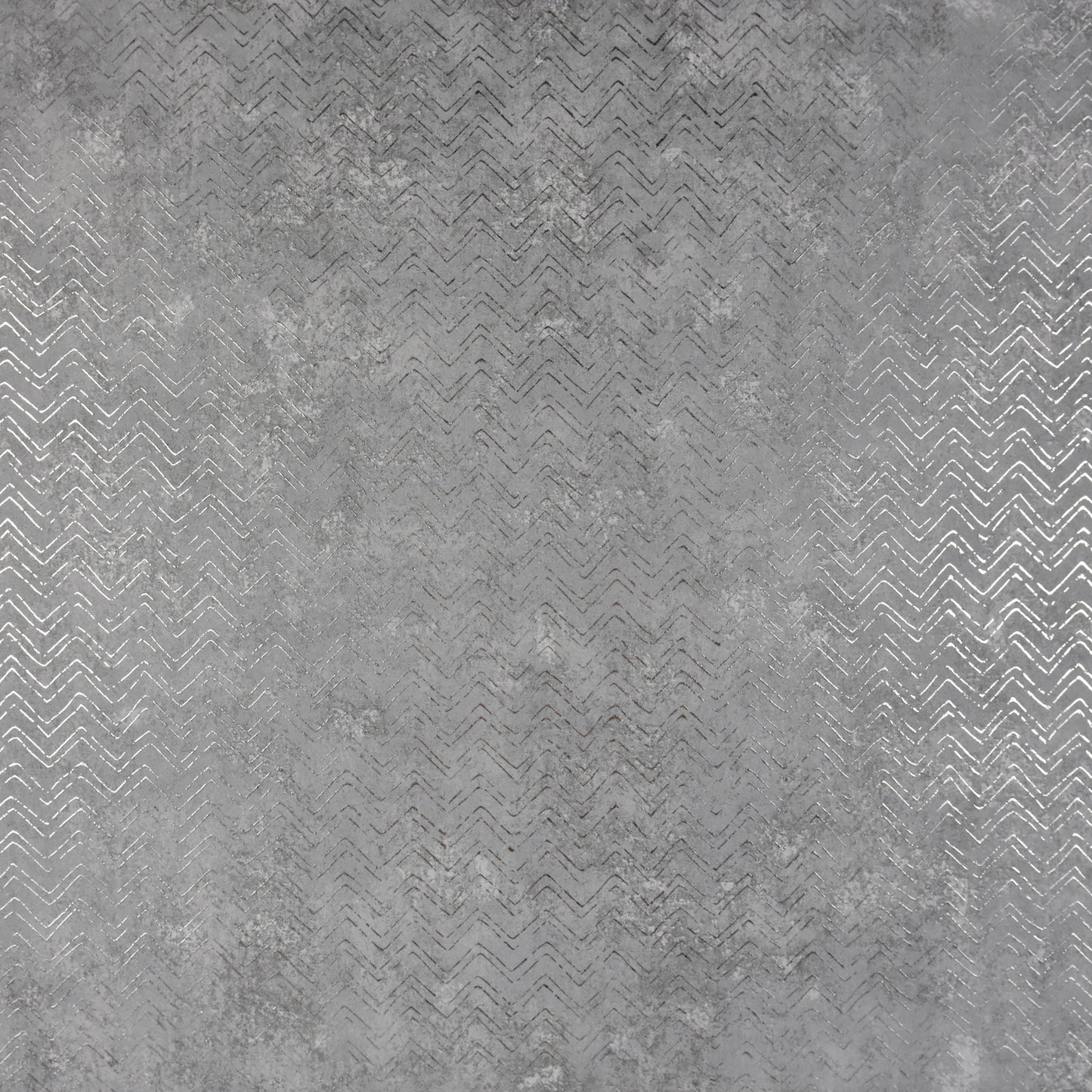 Brewster Luna Pewter Distressed Chevron Wallpaper, 27.5-in by 33-ft