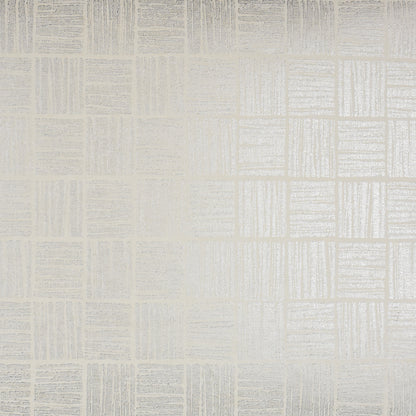 Brewster Glint Cream Distressed Geometric Wallpaper, 21-in by 33-ft