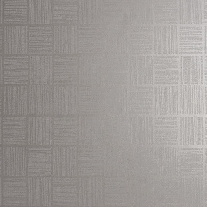 Brewster Glint Silver Distressed Geometric Wallpaper, 21-in by 33-ft