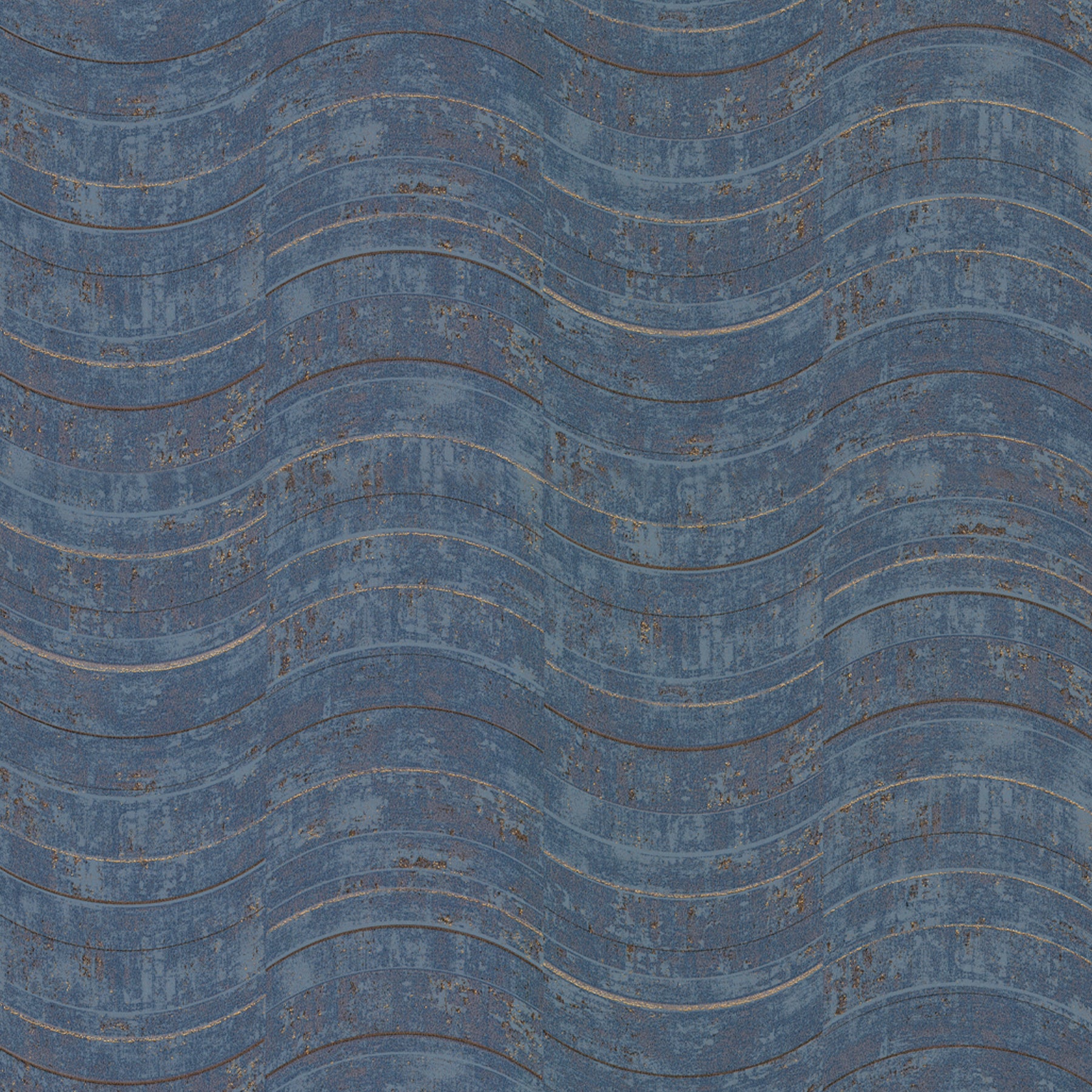 Brewster Hydra Blue Geometric Wallpaper, 21-in by 33-ft