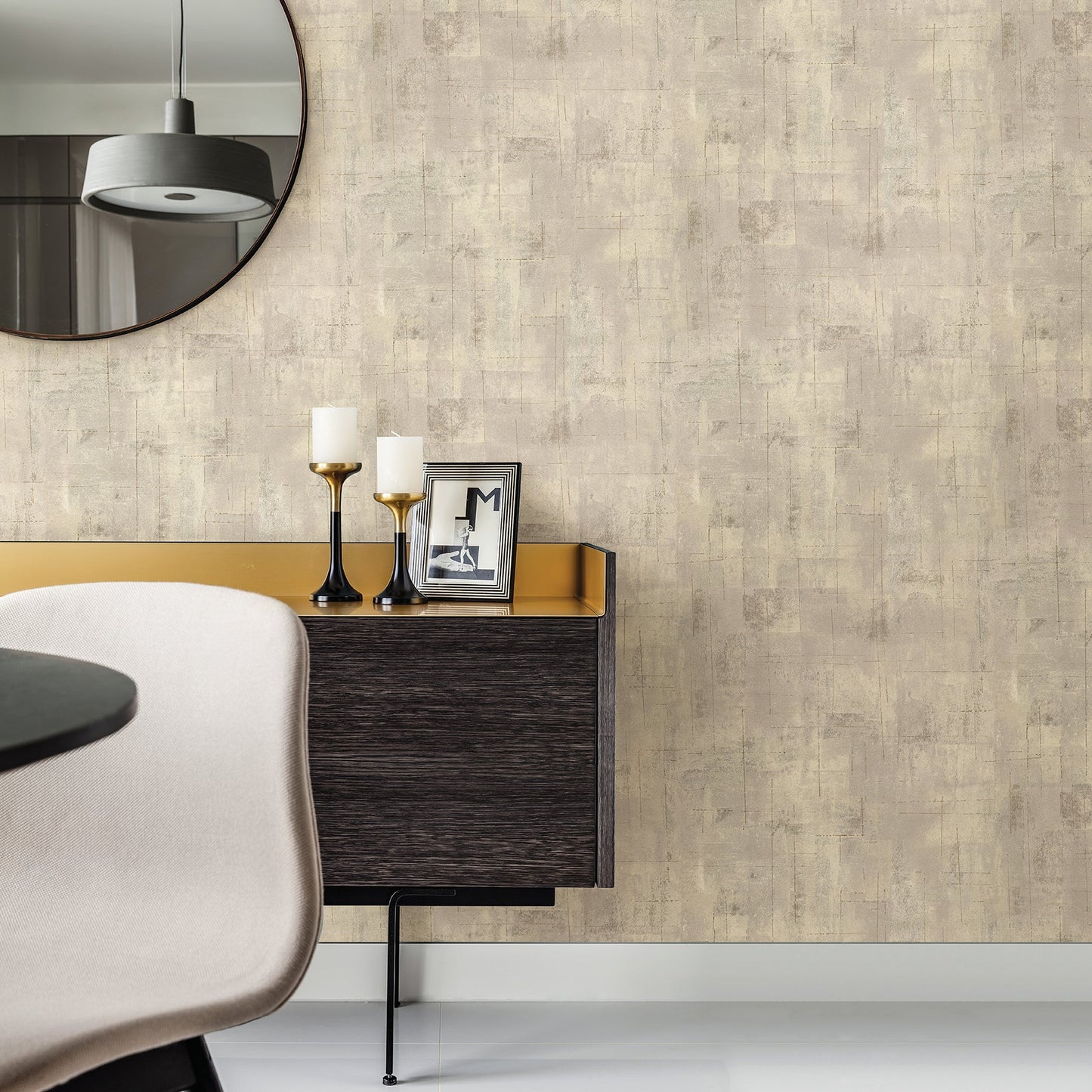 Brewster Ozone Taupe Texture Wallpaper, 21-in by 33-ft