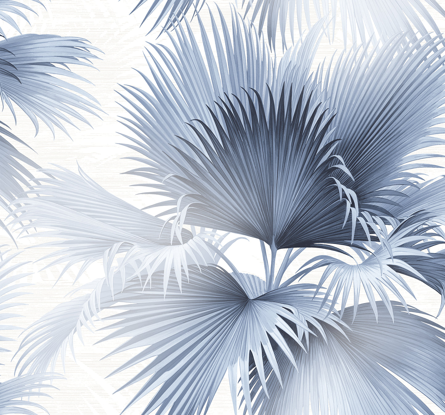 A-Street Prints Summer Palm Blue Tropical Wallpaper, 27-in by 27-ft