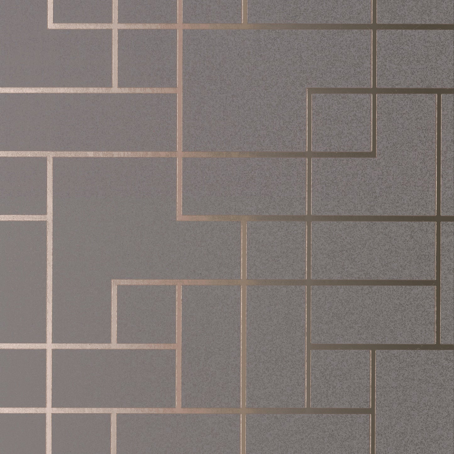 Brewster Mason Dark Grey Geometric Wallpaper, 20.5-in by 33-ft