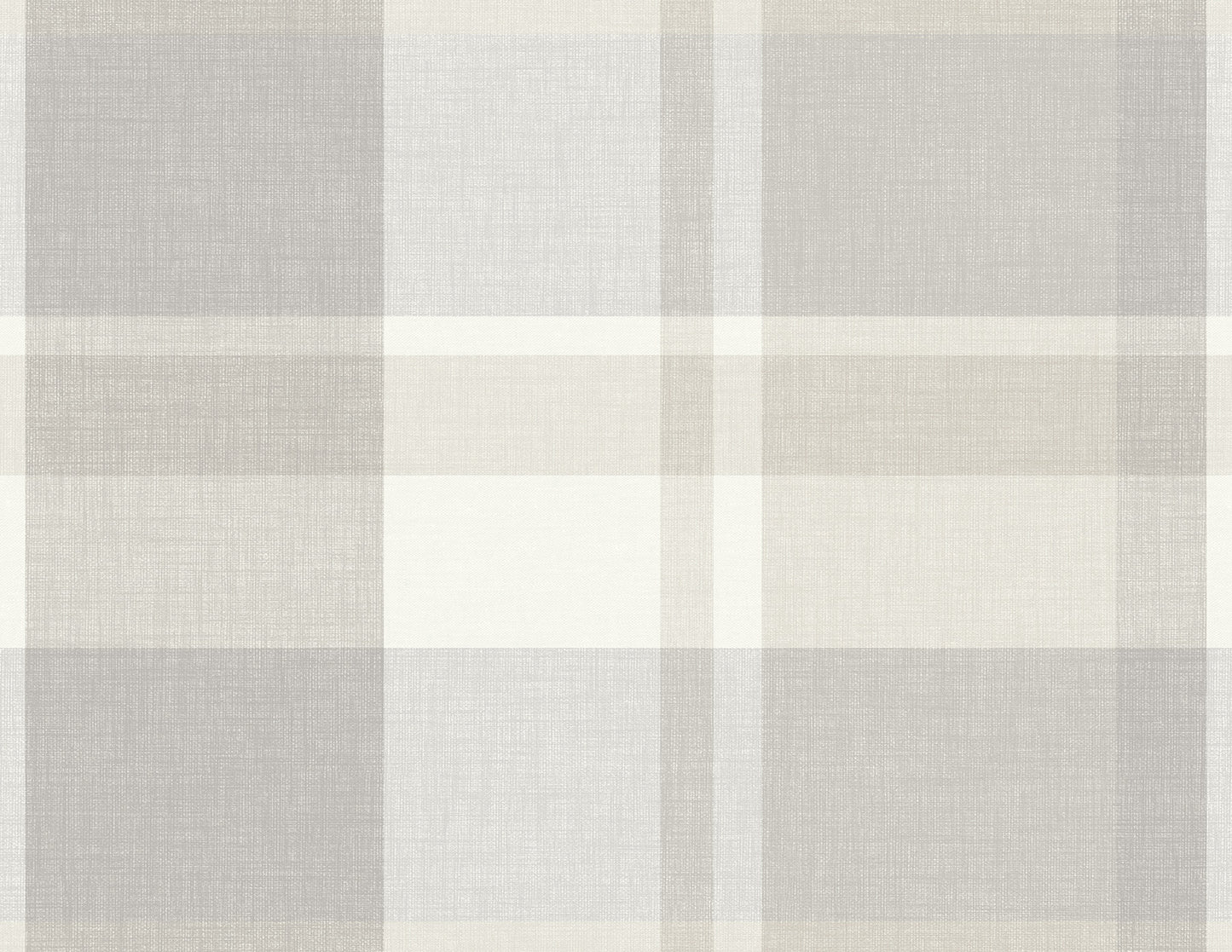 A-Street Prints Madaket Light Grey Plaid Wallpaper, 27-in by 27-ft