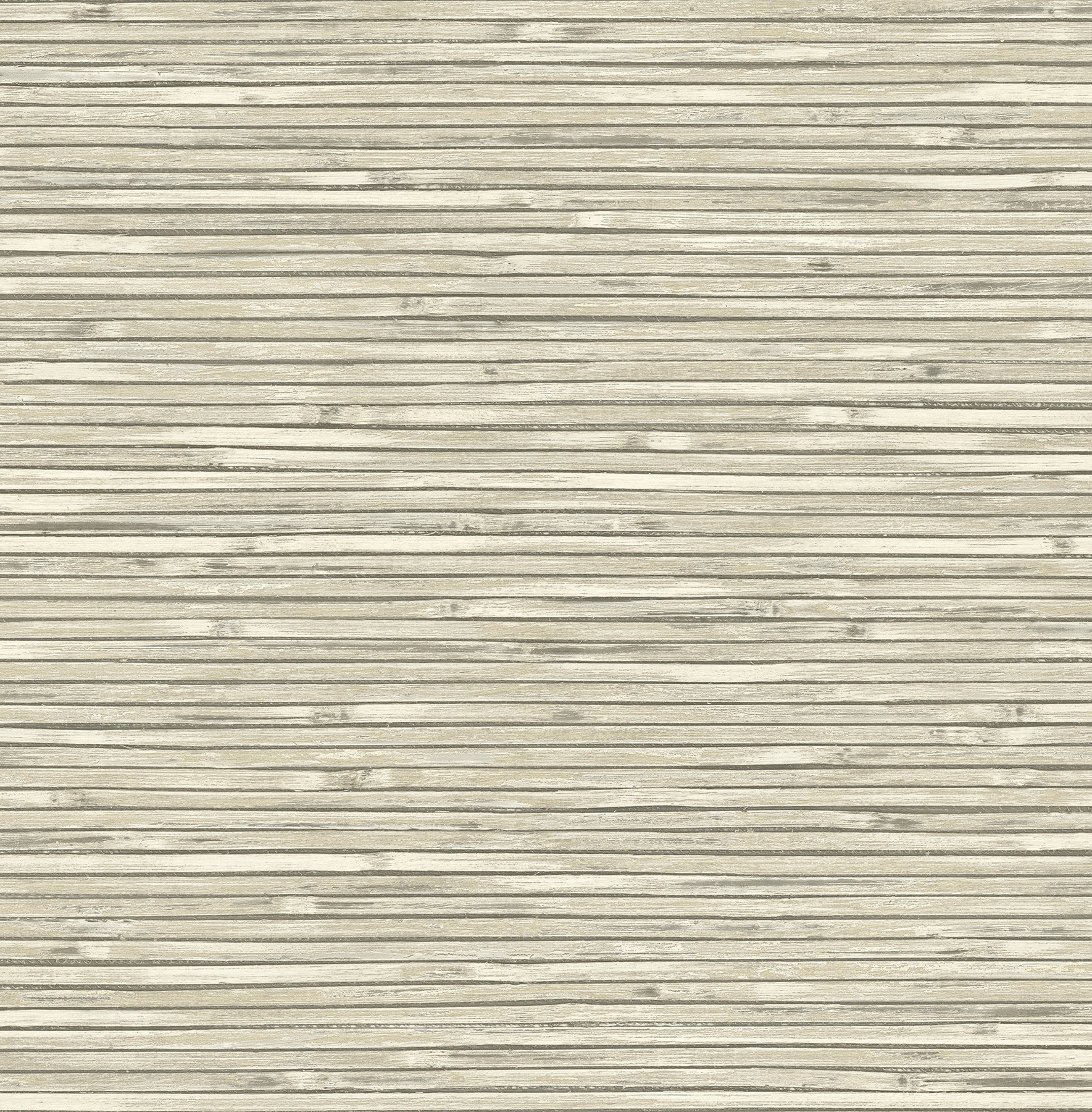 A-Street Prints Bellport Ivory Wooden Slat Wallpaper, 20.5-in by 33-ft