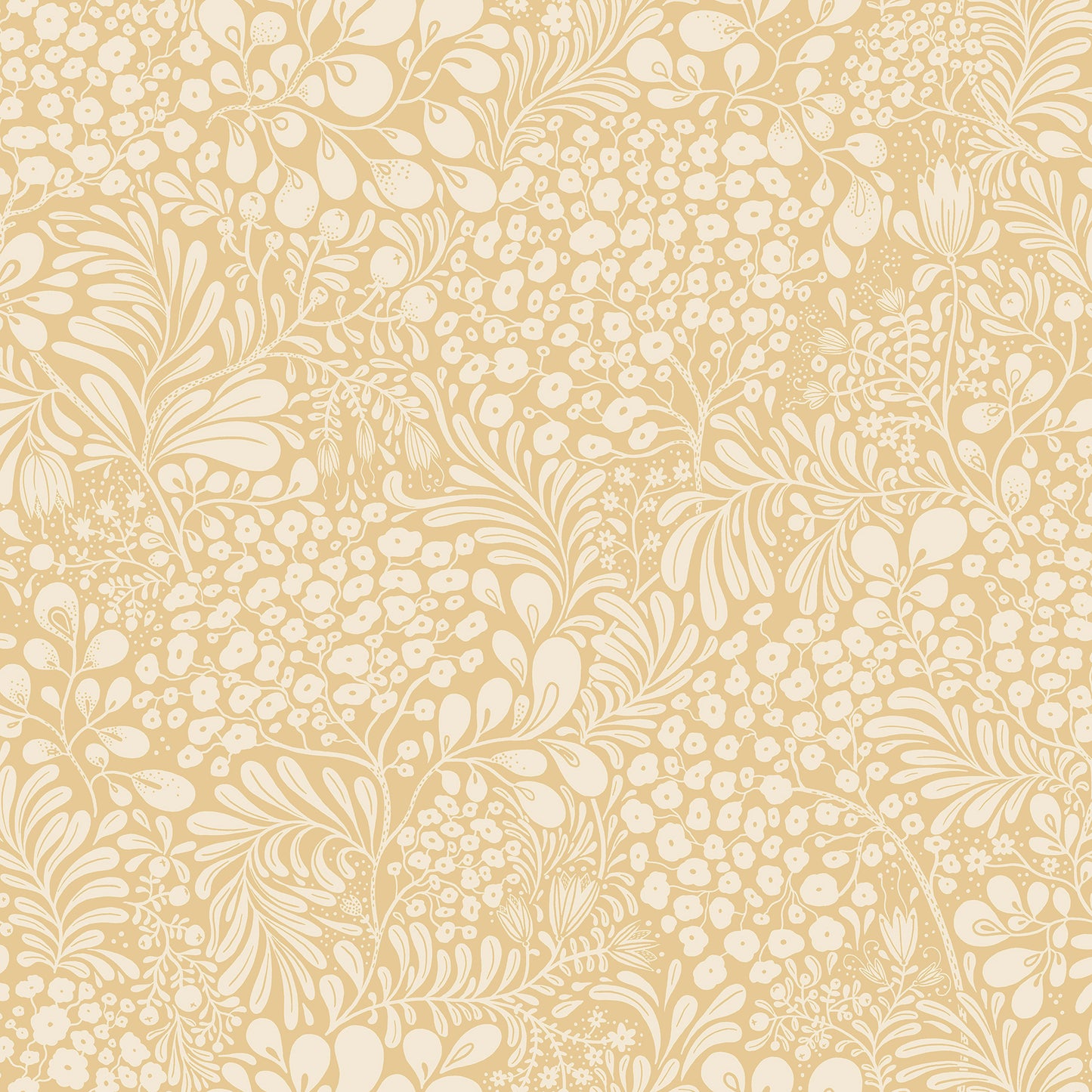 A-Street Prints Siv Butter Botanical Wallpaper, 20.9-in by 33-ft