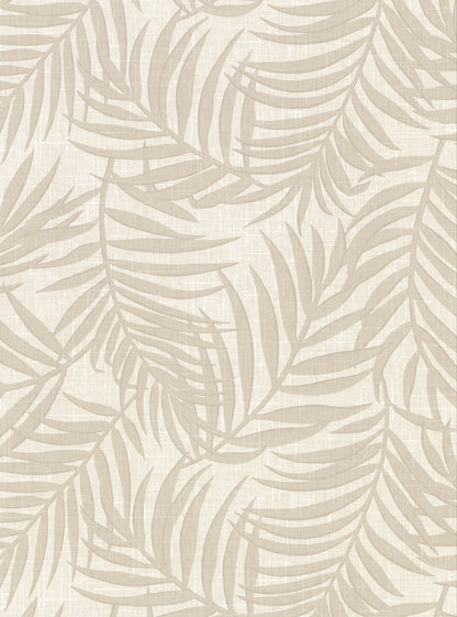 Warner Lanai Mint Fronds Wallpaper, 27-in by 27-ft