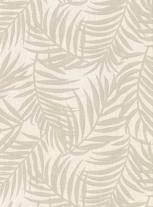 Warner Lanai Mint Fronds Wallpaper, 27-in by 27-ft