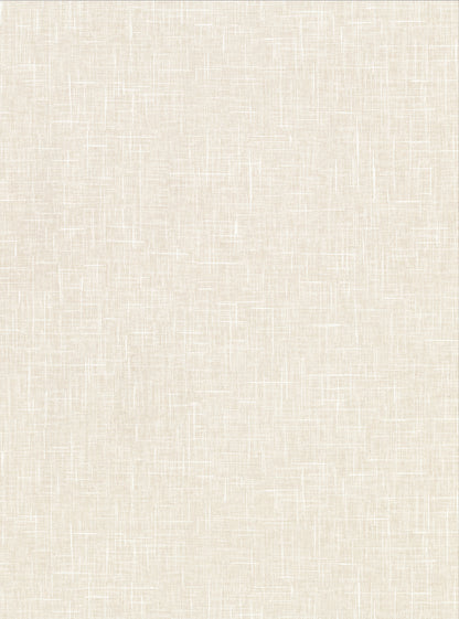 Warner Linville Beige Faux Linen Wallpaper, 27-in by 27-ft