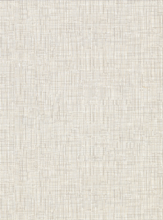 Warner Tartan Eggshell Distressed Texture Wallpaper, 27-in by 27-ft