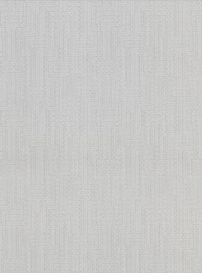 Warner Greek Light Grey Key Wallpaper, 27-in by 27-ft