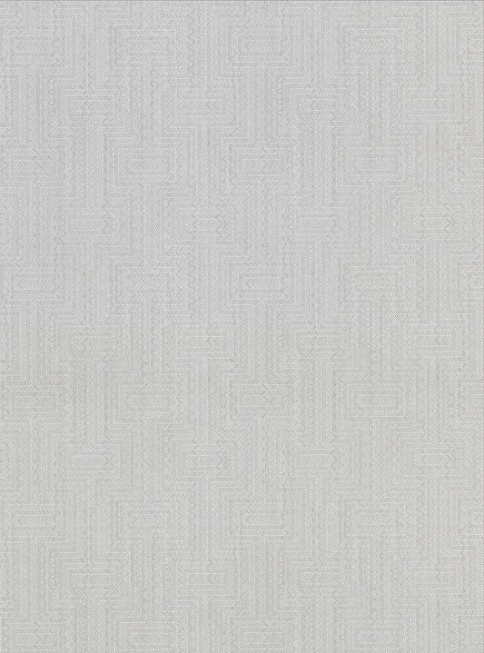 Warner Greek Light Grey Key Wallpaper, 27-in by 27-ft