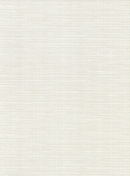 Warner Bay Ridge White Faux Grasscloth Wallpaper, 27-in by 27-ft