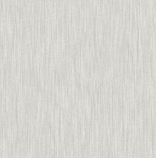 A-Street Prints Chiniile Grey Linen Texture Wallpaper, 20.5-in by 33-ft