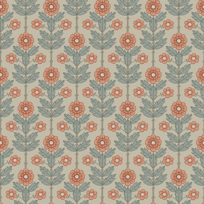 A-Street Prints Aya Beige Floral Wallpaper, 20.5-in by 33-ft