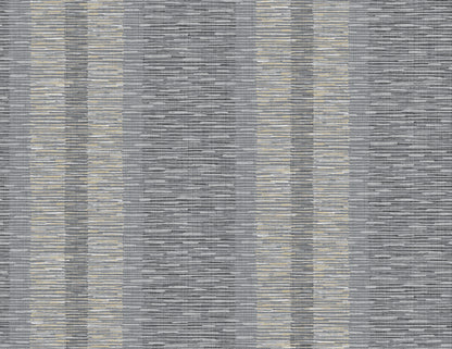 A-Street Prints Pezula Taupe Texture Stripe Wallpaper, 27-in by 27-ft