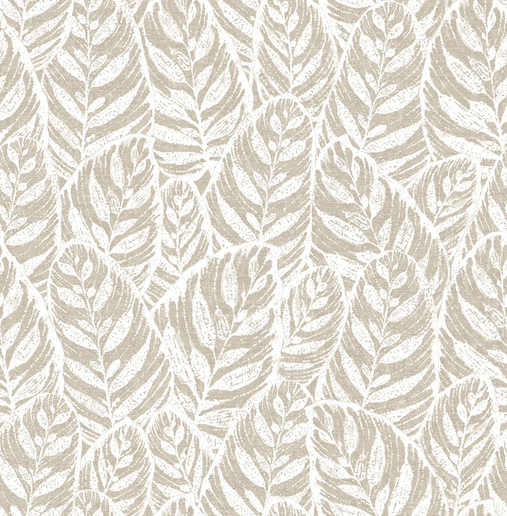 A-Street Prints Del Mar Beige Botanical Wallpaper, 20.5-in by 33-ft